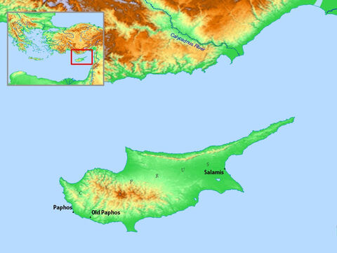 Map of Cyprus. – Slide 6