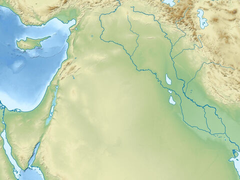 Plains of river Tigres (right) and Euphrates (left). Syrian and Arabian deserts. Region of ancient Assyrian and Babylonian empires. – Slide 8