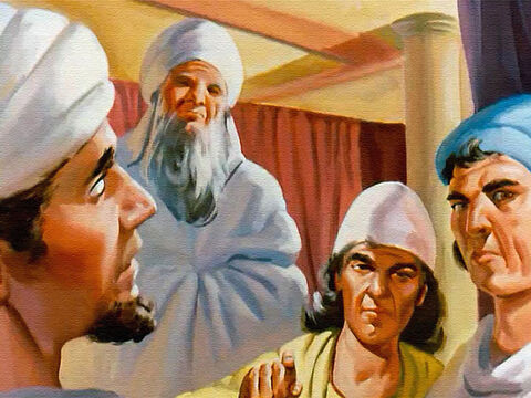 But the two false witnesses swore that Naboth was guilty and the people believed them. – Slide 24