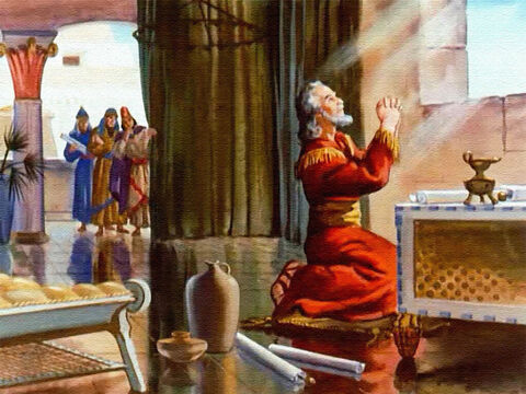 But Daniel was a good man. Day after day Daniel lived as the Lord would have him live, and the princes were greatly disappointed to find nothing wrong with Daniel’s conduct. – Slide 7