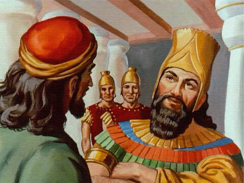 King Darius was flattered by such a request. It didn’t even occur to the king that Daniel might have been left out of the planning, so he signed their decree and made it law. – Slide 16