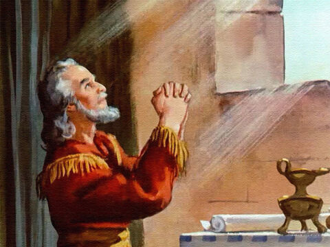 So Daniel continued to pray before his open window just as he had done before. – Slide 20