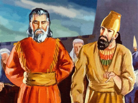 The king told Daniel how sorry he was – how he’d been trapped into doing this thing, and how, according to the law of the Medes and the Persians, not even the king could revoke a royal decree. – Slide 28