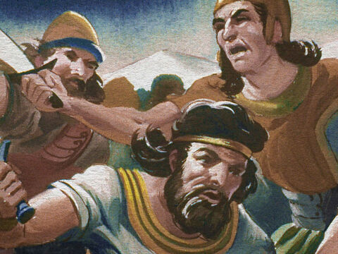 Then a strange thing happened in the army of the Midianites. – Slide 35
