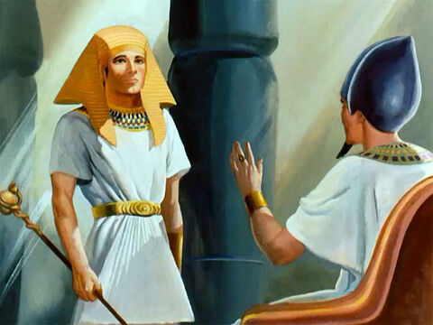 ... Joseph was made a great prince of Egypt as a result of his interpreting one of the Pharaoh’s dreams. And because of Joseph’s God-given wisdom and ability he was made ruler over all the land of Egypt, second only to the king himself. – Slide 32