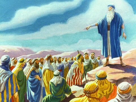 Then Moses said to the people don't be afraid, the Lord God himself is appearing as a pillar of cloud by day and a pillar of fire by night. We know that the Lord is with us and is leading the way. – Slide 16