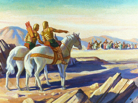 Pharaoh had spies watching and of course they were ready to report every move the children of Israel made. – Slide 21