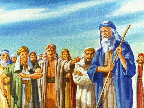 The people of Israel were afraid and they were angry with Moses for having brought them out into the Wilderness. They forgot that God was with them. – Slide 27