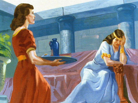 Even the servants felt sorry for Naaman and his wife, and one of the servants in particular wondered if she could help. – Slide 5