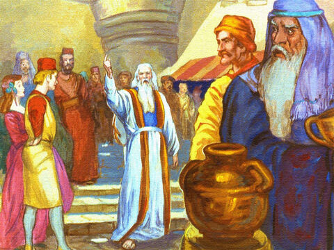 Noah did as God had told him to do. He told the people what God had said and pleaded with them to get on their knees and ask for God’s forgiveness. – Slide 9