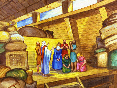 All this time Noah and his family simply waited on the Lord. – Slide 28