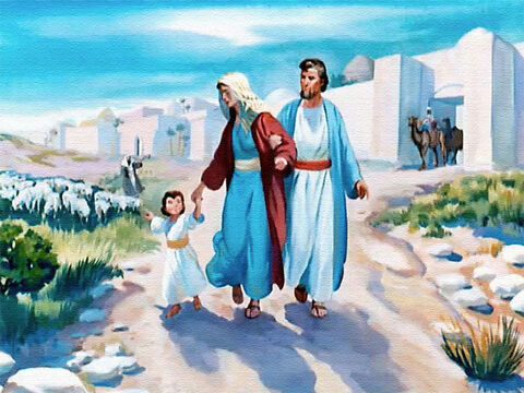 As soon as he was big enough to go away from home, Samuel was taken to Shiloh just as his mother had promised. – Slide 9