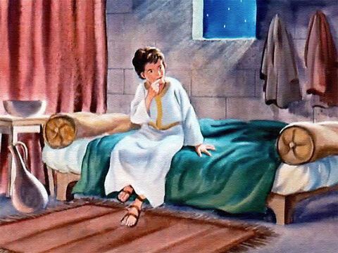 Samuel went back to his bed, but he was puzzled. Who could have woken him? Who could have called him? – Slide 22