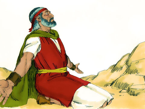 But as Moses got tired and lowered his hands ... – Slide 7