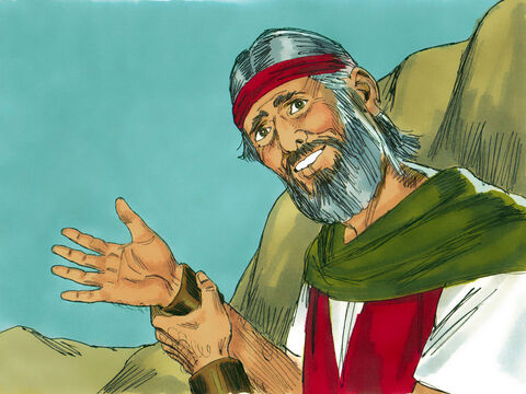 When Moses pulled his hand out from his cloak a second time his hand was healed. – Slide 16