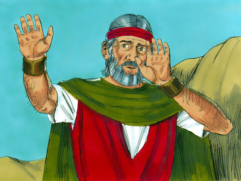 But Moses still made excuses. ‘Please send someone else to do this.’ – Slide 19