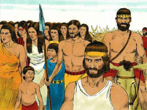They came to Aaron and demanded, ‘We don’t know what has happened to Moses. Let us make gods to lead us.’ – Slide 2