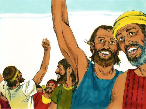The people responded by declaring, ‘These are our gods who brought us up out of Egypt.’ – Slide 5