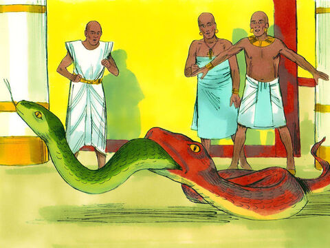 But Aaron’s snake swallowed up their snakes. – Slide 13