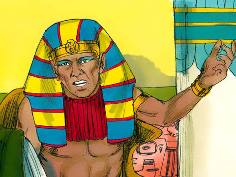 ‘I have sinned. The Lord is right,’ Pharaoh told Moses. ‘I will let you go.’ – Slide 26