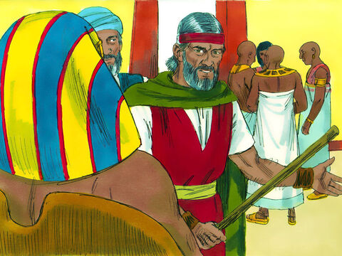 Exodus 10 God had already sent seven plagues on the Egyptians. Moses had another warning for Pharaoh. ‘If you refuse to let the God’s people go He will bring a plague of locusts on the land - something your parents and ancestors have never seen.’ Pharaoh’s officials advised him to let God’s people go. – Slide 1
