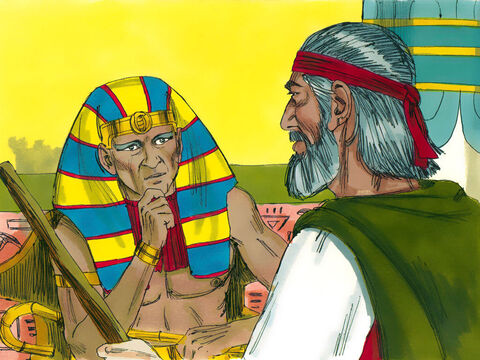 Pharaoh summoned Moses. ‘Go and worship God. Take your women and children as well but you must leave your animals behind.’ ‘Our animals must travel with us,’ insisted Moses. ‘Some are needed to offer sacrifices to God.’ – Slide 9