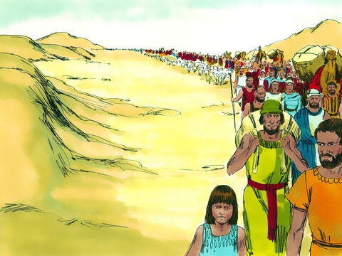 They took with them all their belonging plus the gold, silver and gifts the Egyptians had given them. – Slide 2
