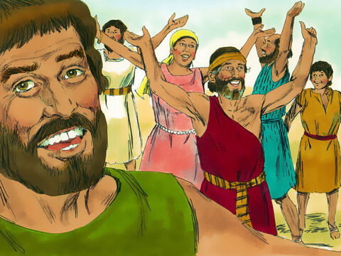 Exodus 15 v 1 - 21 Moses and all those who had escaped sang a song about their rescue to thank God. – Slide 20
