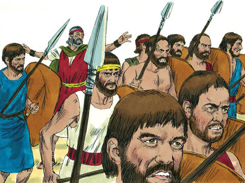 The rebellious people then changed their minds and decided to attack the Amalekites just north of their camp. Moses said, ‘Why are you disobeying the Lord’s command? This will not succeed!’ But they went ahead. – Slide 19
