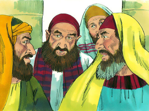 Nehemiah was angry and called a meeting. He shamed the rich nobles and officials by saying, ‘You are charging your own people interest. Now you are selling your own people.’ At first the rich moneylenders kept quiet but then relented. ‘We will give it back,’ they said. ‘And we will not demand anything more from them. We will do as you say.’ – Slide 14