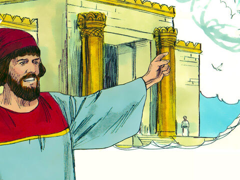 Nehemiah knew that it was wrong for him to enter the Temple. ‘Should I run away? Should I go into the temple to save my life? I will not go!’ he insisted.  – Slide 20