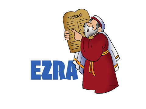 Ezra. <br/>After 70 years of captivity in a foreign land, the people of Judah are allowed to return to their homeland to rebuild. A descendant of David named Zerubbabel, together with some priests, begins to rebuild the temple. Political opposition to the rebuilding forces a halt in construction for about 15 years. But then the work continues, encouraged by two prophets, Haggai and Zechariah. About 57 years after the temple is completed, Ezra the scribe arrives in Jerusalem, bringing with him about 2,000 people, including priests and Levites to serve in the temple. Ezra finds that the people living in Judah have lapsed into sin, and he calls the people to repentance and a return to the law of God. – Slide 8