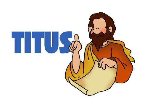 Titus. <br/>Titus, an overseer of churches on the island of Crete, has the job of appointing elders in the churches there, making sure the men are qualified spiritually. He must beware of false teachers, avoid distractions, model the Christian life, and enjoin all believers to practise good works. – Slide 10