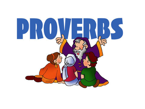 Proverbs<br/> A collection of moral teachings and general observances about life, this book is directed to those in search of wisdom. Subjects include love, sex, marriage, money, work, children, anger, strife, thoughts, and words. – Slide 4