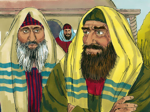 Large crowds were in Jerusalem for the feast of the Passover. Among them were those looking for an excuse to arrest Jesus. They joined the crowds listening to Jesus teach in the temple courts. – Slide 1