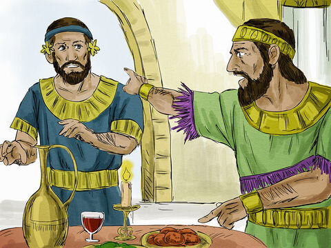 Then the King said to his servants, “The wedding banquet is ready, but those I invited did not deserve to come. So go to the street corners and invite to the banquet anyone you find.” – Slide 11
