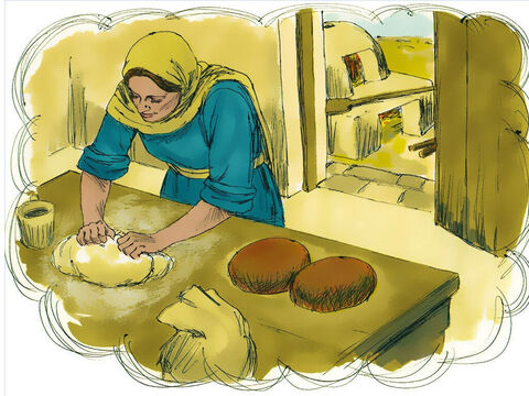 ‘Even though she put only a little yeast in three measures of flour, it permeated every part of the dough.’ – Slide 5