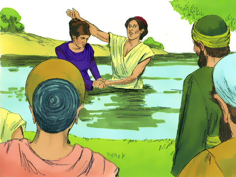 She was baptized along with other members of her household. She invited Paul, Silas and Timothy to stay as guests at her home while they were in Philippi. – Slide 17