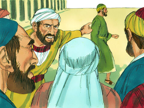 Seven days later some Jews from Asia saw Paul with Trophimus, a Gentile from Ephesus, and they mistakenly assumed Paul had taken him into a part of the Temple gentiles were forbidden to enter. They quickly gathered a mob. – Slide 3