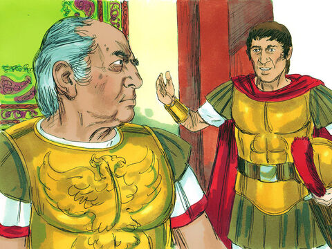 When the officer heard this, he went to the commander and asked, ‘What are you doing? This man is a Roman citizen!’ – Slide 12