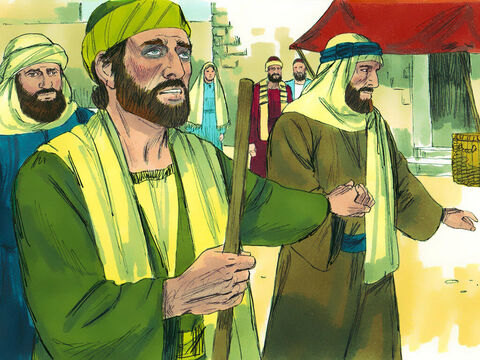 So they led Saul by the hand into Damascus. For three days he was blind, and did not eat or drink anything. – Slide 8