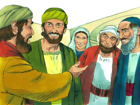 Saul spent several days with the disciples in Damascus – the very people he had come to arrest. – Slide 15