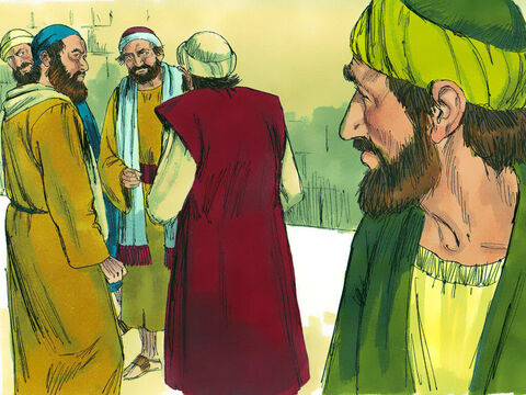 Saul returned to Jerusalem where he tried to join the disciples. But they were all afraid of him, not believing that he really was a disciple. – Slide 21