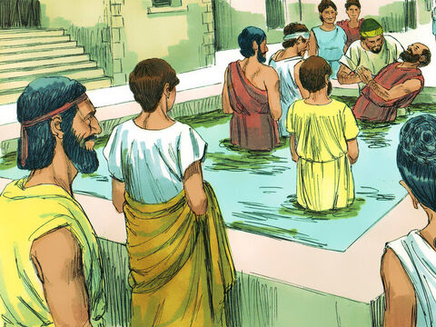 Many others in Corinth also heard Paul, became believers, and were baptised. – Slide 7