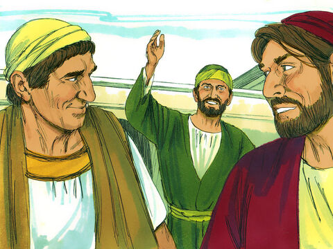 Afterward Paul was compelled by the Holy Spirit to go over to Macedonia and Achaia before going to Jerusalem. He sent his two assistants, Timothy and Erastus, ahead to Macedonia while he stayed a little longer in Asia. – Slide 12