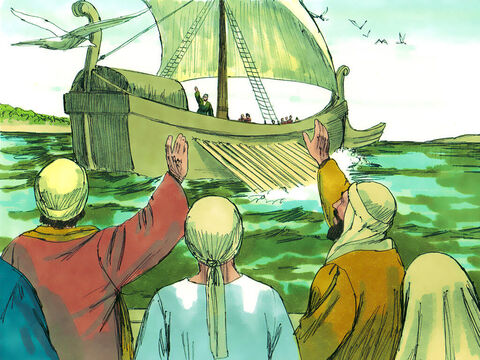 Paul sailed from the port of Cenchreae near Corinth with Aquila and Priscilla. – Slide 1