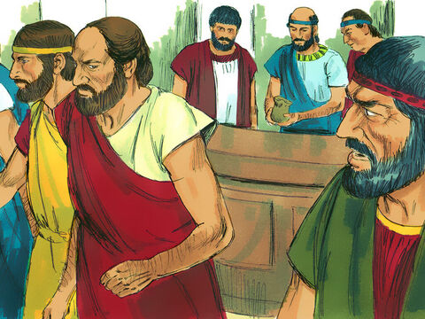 The city council, were thrown into turmoil by these reports. So the officials forced Jason and the other believers to hand over money as a guarantee they would banish Paul from the city. Then they released them. – Slide 7