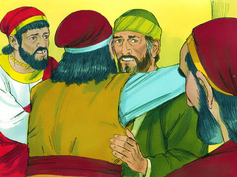 When Paul finished speaking, he knelt and prayed with them. They all cried and embraced him. They were sad because Paul had said that they would never see him again. – Slide 21
