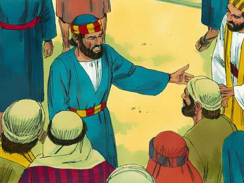 Peter urged them to turn back to God and have their sins forgiven. – Slide 3