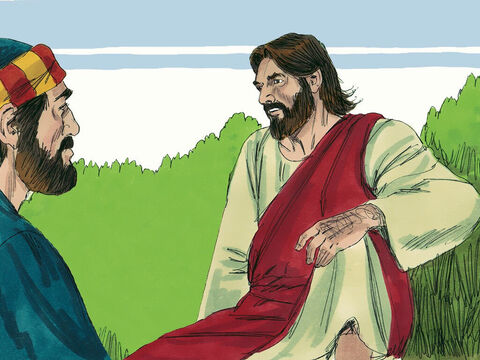 When they had finished eating, Jesus said to Simon Peter, ‘Simon son of John, do you love me more than these?’ – Slide 9
